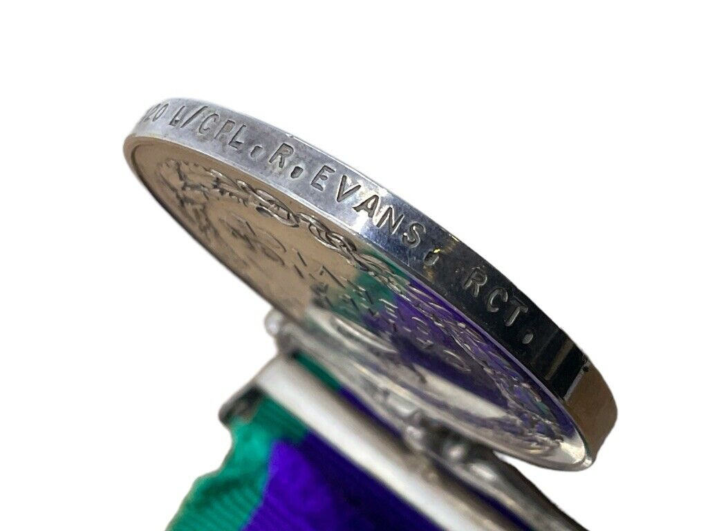 British General Service Medal Borneo 23826120 L/Cpl R Evans RCT British General Service Medal Borneo 23826120 L/Cpl R Evans RCT