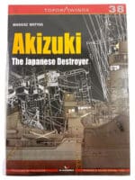 WW2 Japanese Navy Destroyer Akizuki Topdrawings 38 Modelling SC Reference Book