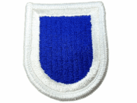 US Army Special Forces Airborne Beret Flash White Blue