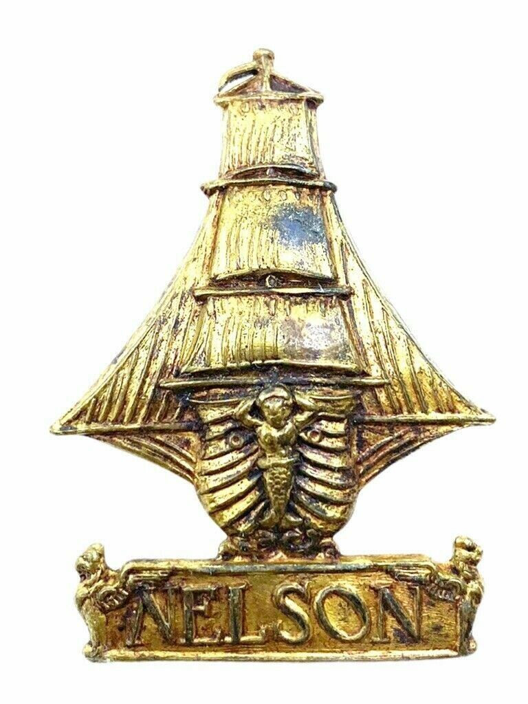 WW1 British Royal Naval Division HMS Nelson Cap Badge REPRODUCTION COPY WW1 British Royal Naval Division HMS Nelson Cap Badge REPRODUCTION COPY