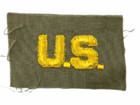 WW2 US Army Embroidered Collar Patch Nationality 2