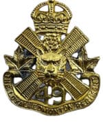 WW2 Canadian 49th Loyal Edmonton Regiment Collar Badge Single