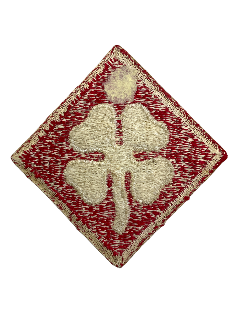 WW2 US 4th Army SSi Patch Snow Back WW2 US 4th Army SSi Patch Snow Back