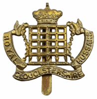 WW1 British Royal Gloucestershire Hussars Cap Badge