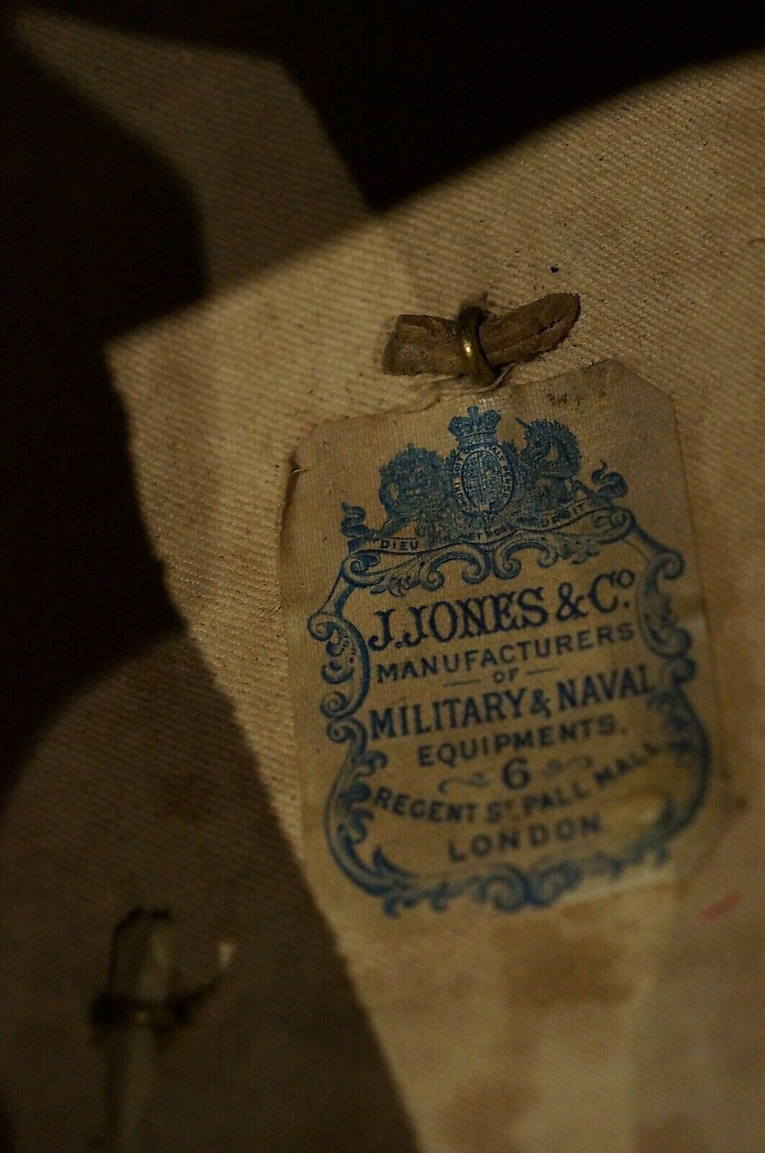 British Victorian Bedfordshire Officers Home Service Jones Helmet w/ Tin British Victorian Bedfordshire Officers Home Service Jones Helmet w/ Tin