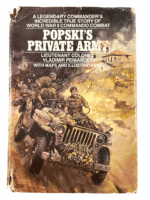 WW2 British Popski's Private Army Hard Cover Reference Book