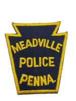 US Meadville Pennsylvania Police Patch