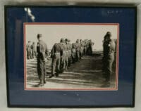 Korean War Canadian Soldier Framed Group Photograph Korean War Canadian Soldier Framed Group Photograph