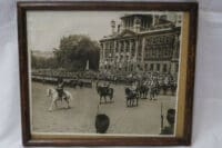 Post WW1 Era British Canadian Guards Regimental Parade Framed Photograph
