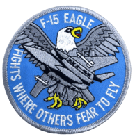 US USAF F-15 Eagle Fighter Squadron Patch