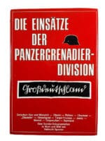 WW2 German The Operation of the Panzergrenadier Div GERMAN TEXT Reference Book