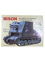WW2 German Bison Self Propelled Tank GERMAN TEXT SC Reference Book