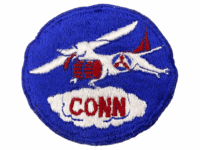 WW2 US Civil Defense Airforce Connecticut Jacket Patch SSI