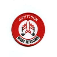 RCAF CAF Canadian 437 Husky Refuellers Squadron Colour Crest Patch