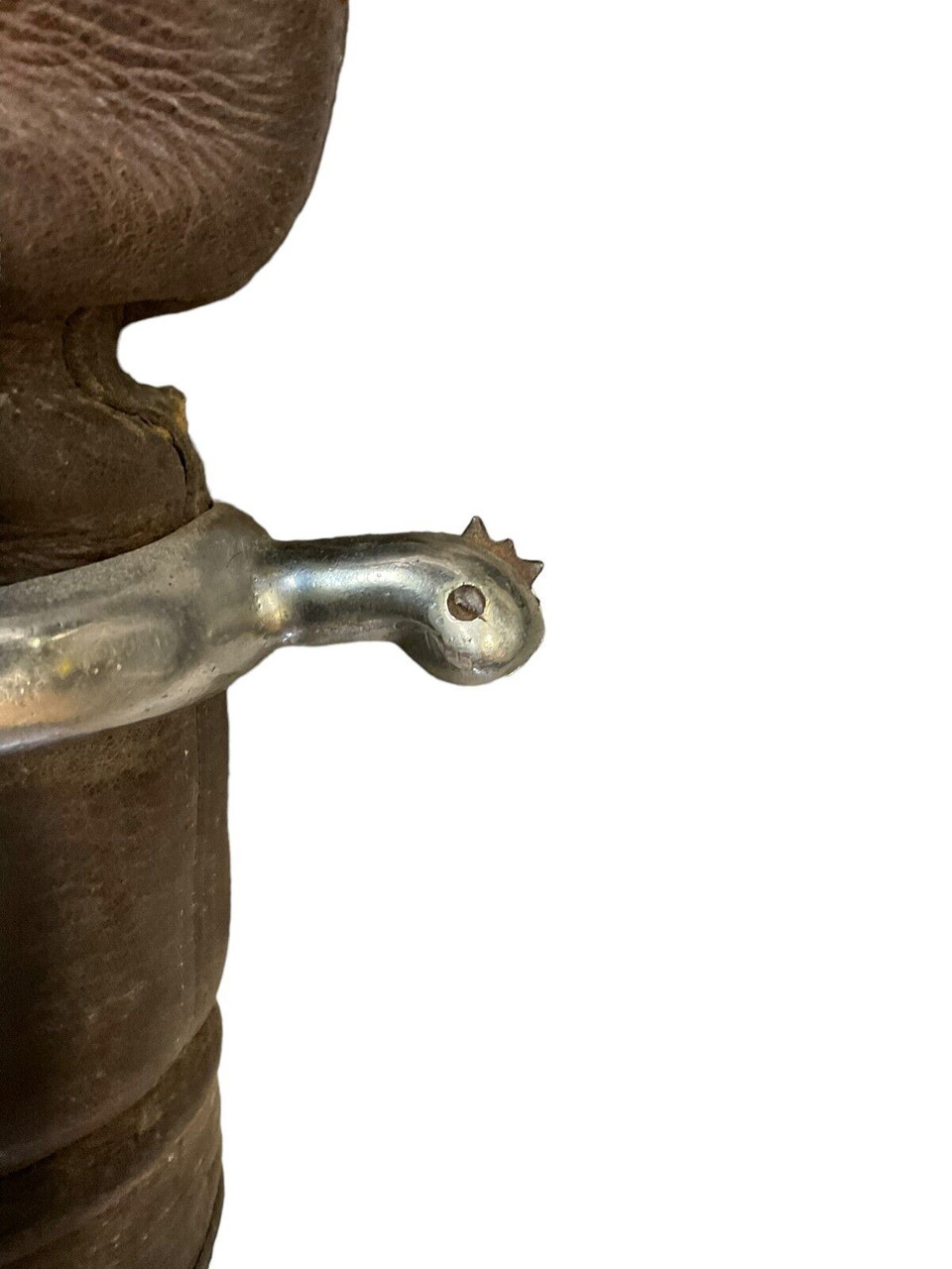 WW1 Canadian CEF Officers High Top Leather Boots with C Broad Arrowed Spurs WW1 Canadian CEF Officers High Top Leather Boots with C Broad Arrowed Spurs