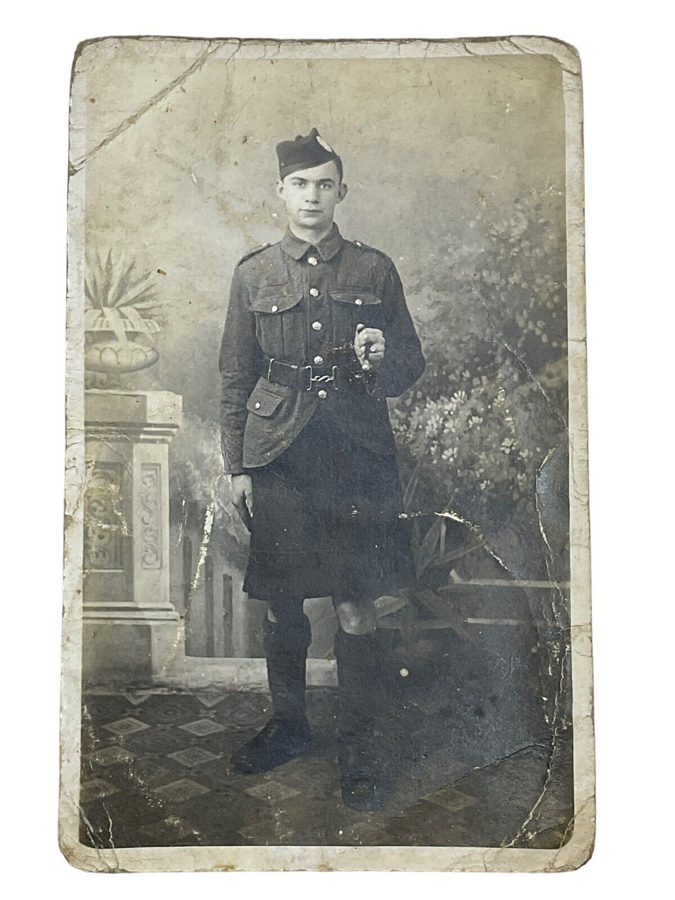 WW1 British BEF Argyll Sutherland Highlanders ASH Photo Photograph Postcard WW1 British BEF Argyll Sutherland Highlanders ASH Photo Photograph Postcard