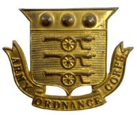 WW2 British Army Ordnance Corps Cap Badge WW2 British Army Ordnance Corps Cap Badge