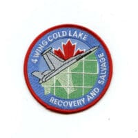 RCAF CAF Canadian 4 Wing Cold Lake Recovery Salvage Colour Crest Patch