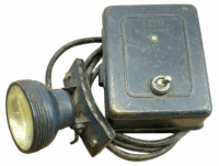 WW2 British Canadian RAF RCAF Ground Crew LAC Head Flashlight & AM Marked Box WW2 British Canadian RAF RCAF Ground Crew LAC Head Flashlight & AM Marked Box