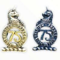 Canadian Toronto Scottish Officers Collars Insignia Pair