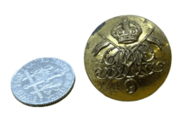 WW2 British Queens Royal Lancers Officers Jacket Button Large