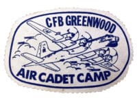 CFB Greenwood Air Cadet Camp Crest Patch Printed