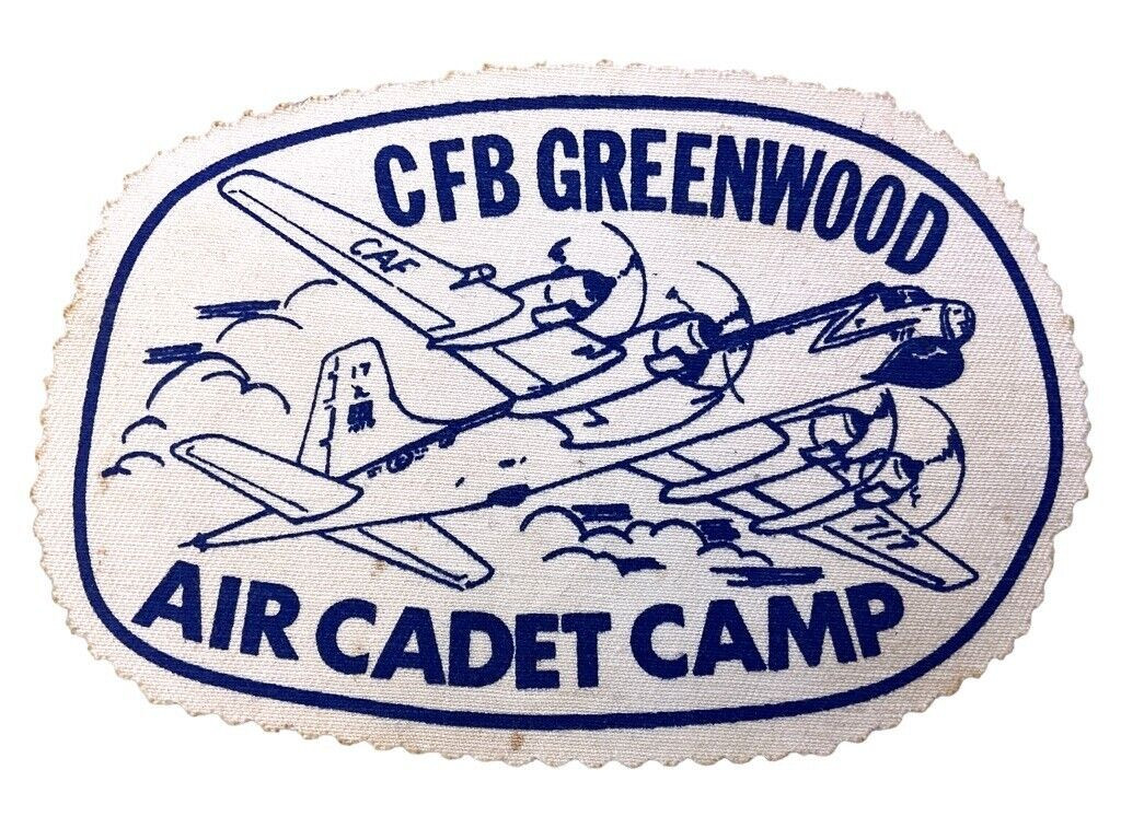 CFB Greenwood Air Cadet Camp Crest Patch Printed CFB Greenwood Air Cadet Camp Crest Patch Printed