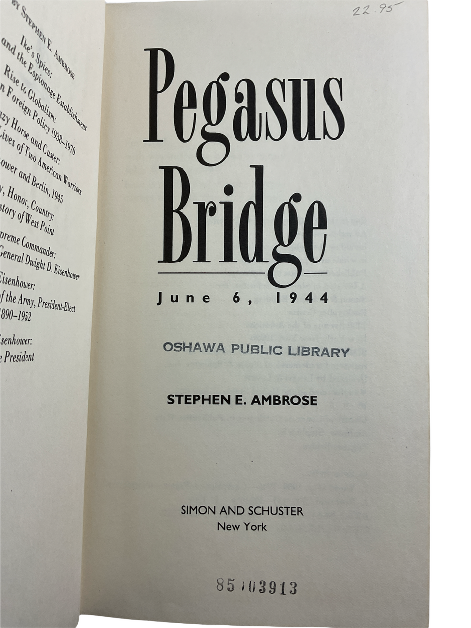 WW2 British Airborne Pegasus Bridge Hard Cover Reference Book WW2 British Airborne Pegasus Bridge Hard Cover Reference Book