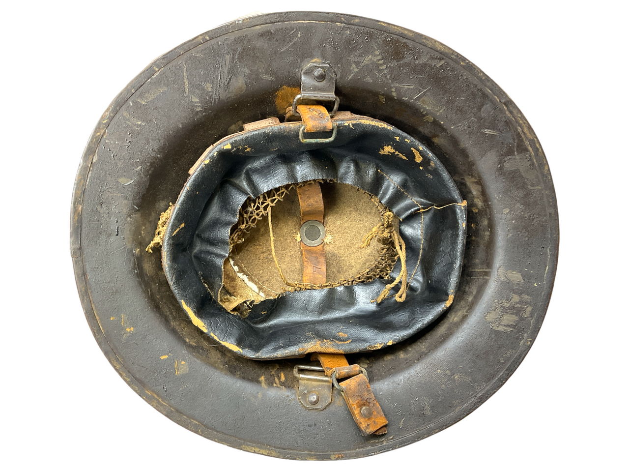 WW1 US AEF 80th Division Patch Painted Brodie Helmet 2 WW1 US AEF 80th Division Patch Painted Brodie Helmet 2