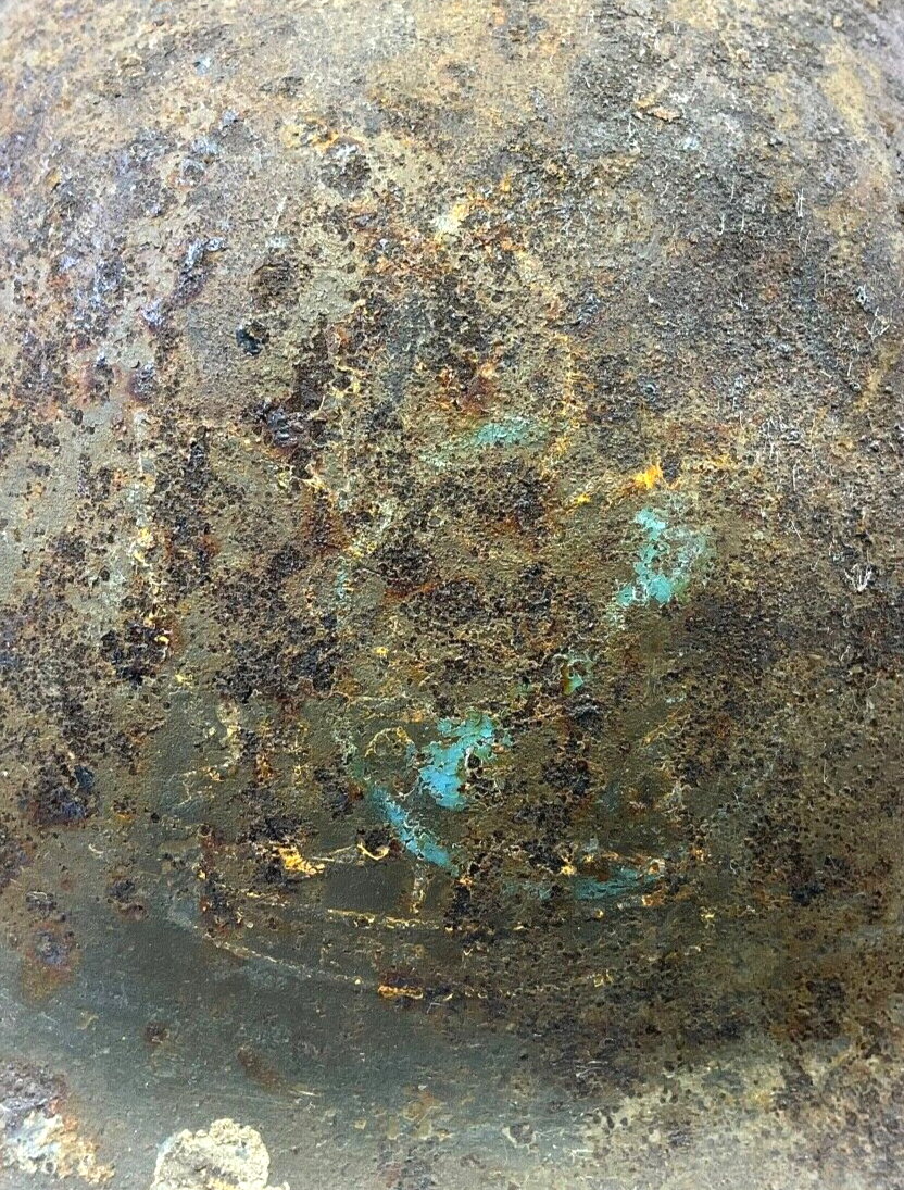 WW1 Canadian CEF Forestry Corps Painted Mk1 Brodie Raw Edge Helmet Shell WW1 Canadian CEF Forestry Corps Painted Mk1 Brodie Raw Edge Helmet Shell