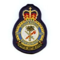 RCAF CAF Canadian 417 Squadron Heraldic Colour Crest Patch