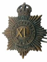 Canadian Army 40th Northumberland Regiment Collar Insignia Single