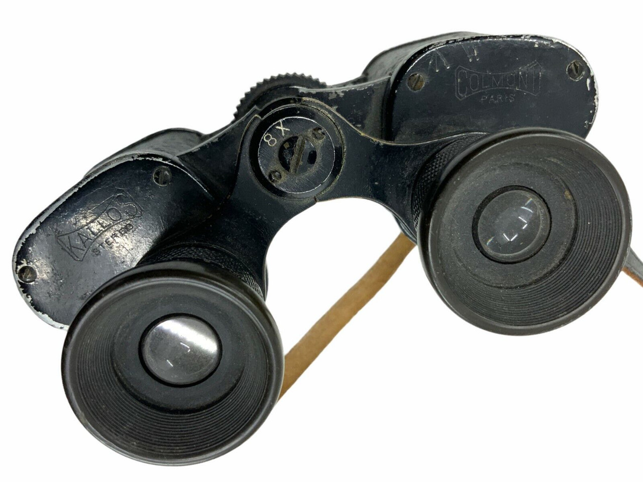 WW1 British Private Purchase French Made Kallos Binoculars WD Stamp WW1 British Private Purchase French Made Kallos Binoculars WD Stamp