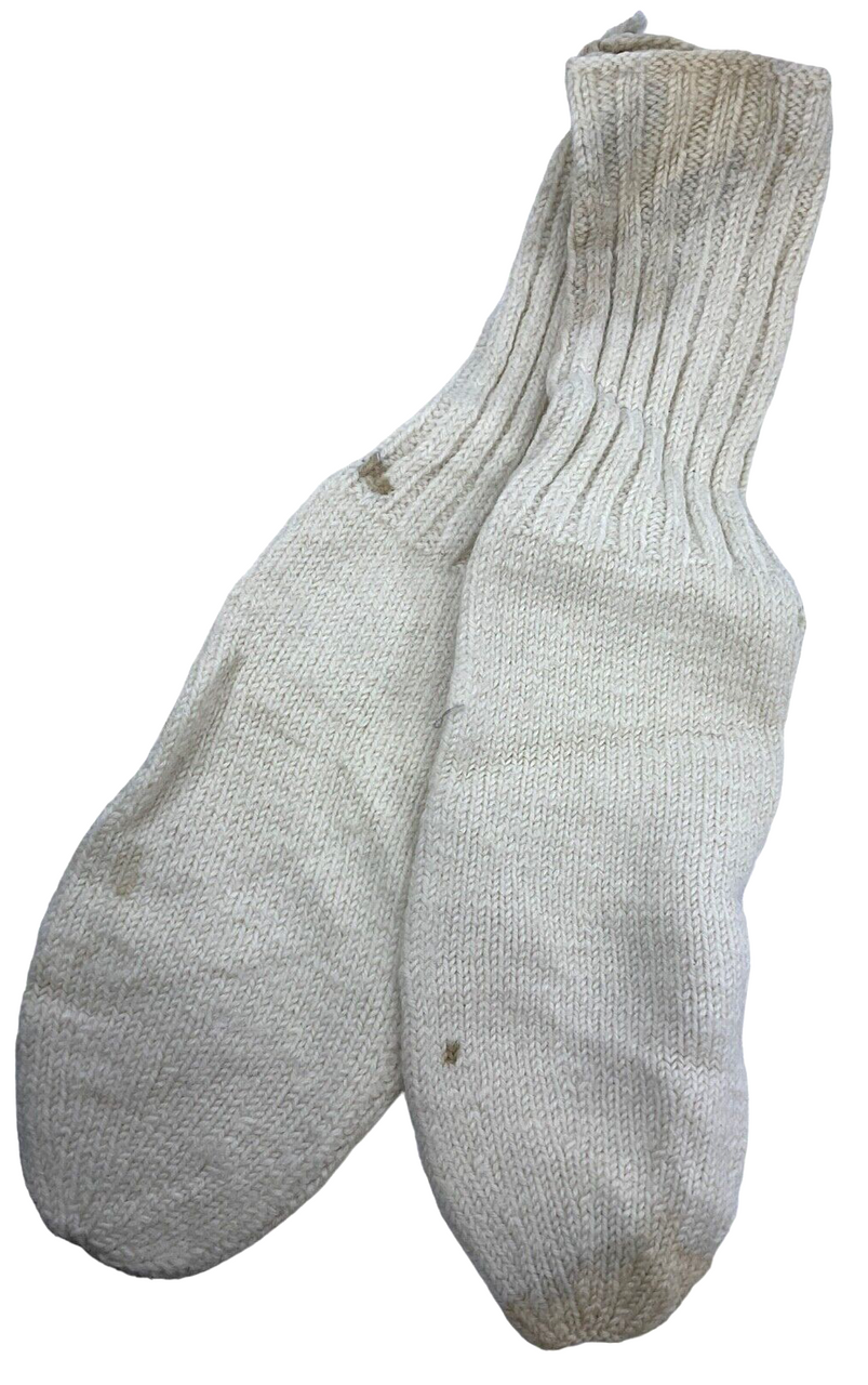 WW2 British Red Cross HOME FRONT Made POW Parcel Wool Socks WW2 British Red Cross HOME FRONT Made POW Parcel Wool Socks