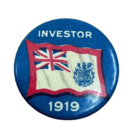 WW1 Canadian CEF HOME FRONT 1919 War Bonds Pin Badge WW1 Canadian CEF HOME FRONT 1919 War Bonds Pin Badge