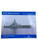 WW2 US USN Navy USS Massachusetts Soft Cover Reference Book