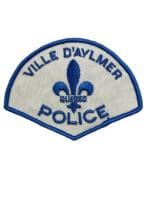 Canadian Ville D'Aylmer Quebec Police Department Blue Border Patch Canadian Ville D'Aylmer Quebec Police Department Blue Border Patch