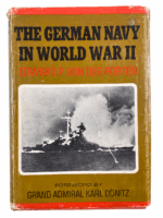 WW2 The German Navy in World War 2 Edward P Von Der Porten HC Reference Book