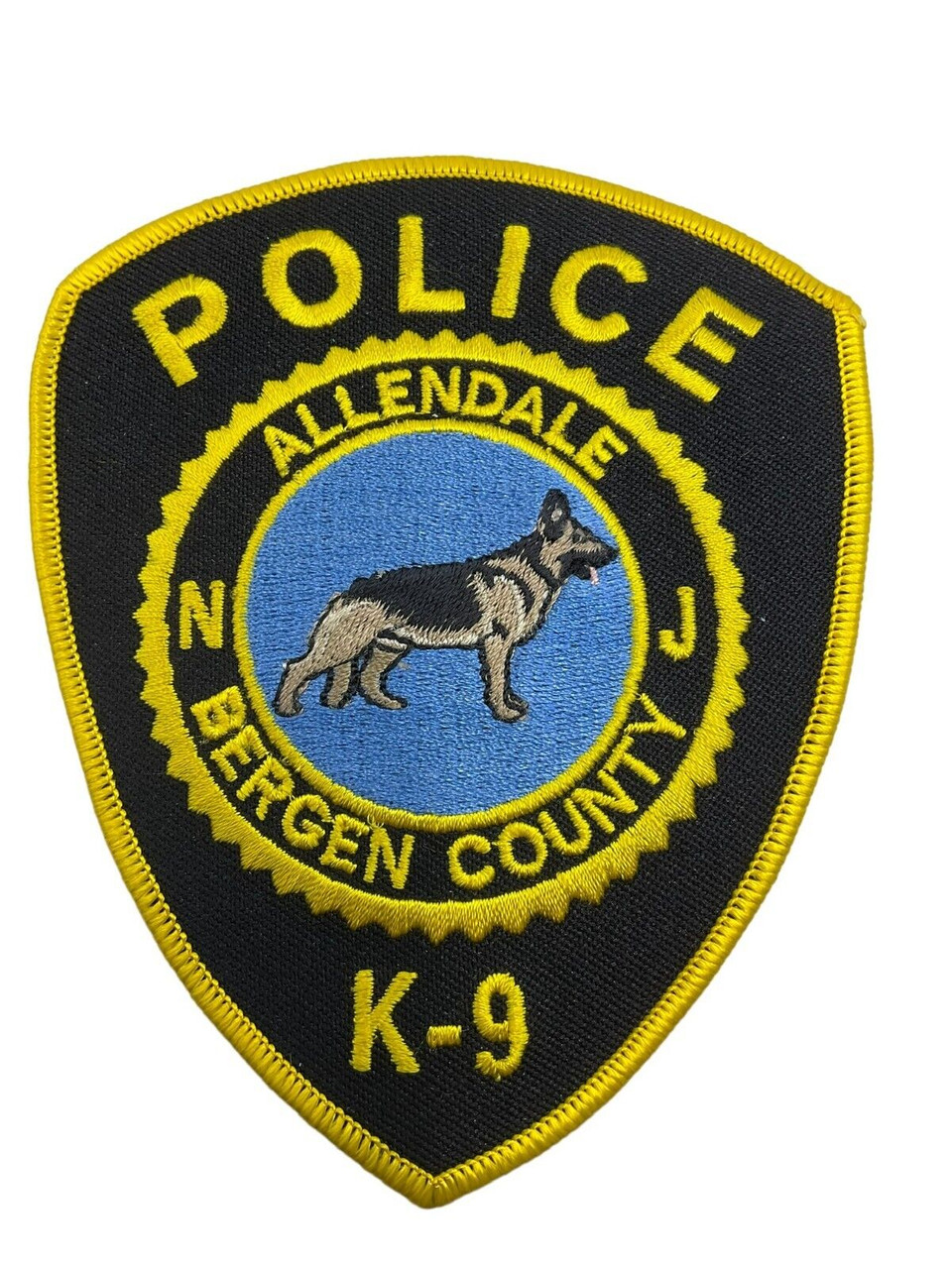 US Allendale New Jersey Bergen County K9 Police Patch US Allendale New Jersey Bergen County K9 Police Patch