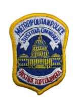 US Metropolitan Police District of Columbia Washington Shirt Patch