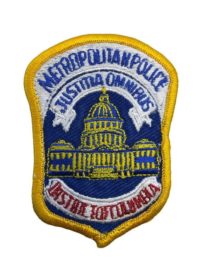 US Metropolitan Police District of Columbia Washington Shirt Patch US Metropolitan Police District of Columbia Washington Shirt Patch