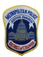 US Metropolitan Police District of Columbia Washington Patch