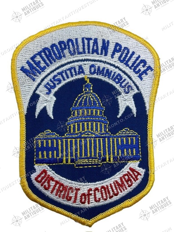 US Metropolitan Police District of Columbia Washington Patch - Military ...