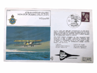 British RAF Commemorative Stamp Cover Non Stop Atlantic Flight 1919-79 Concord British RAF Commemorative Stamp Cover Non Stop Atlantic Flight 1919-79 Concord