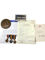WW1 Canadian CEF Cpl GHL Wilson FGH CAVC RNWMP KIA Medal Group Bois De Gattigny