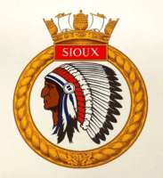 Royal Canadian Navy HMCS Sioux Ships Crest Print 14 x 10 Inches Royal Canadian Navy HMCS Sioux Ships Crest Print 14 x 10 Inches