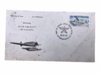 Canadian RCAF First Day Cover Stamp Bush Aircraft Of Canada Beaver Stamp