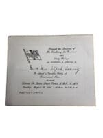 Canadian Government House Garden Party 1938 Invitation Postcard Card Single Side Canadian Government House Garden Party 1938 Invitation Postcard Card Single Side