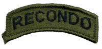 US Special Forces RECONDO Shoulder Title Insignia Single