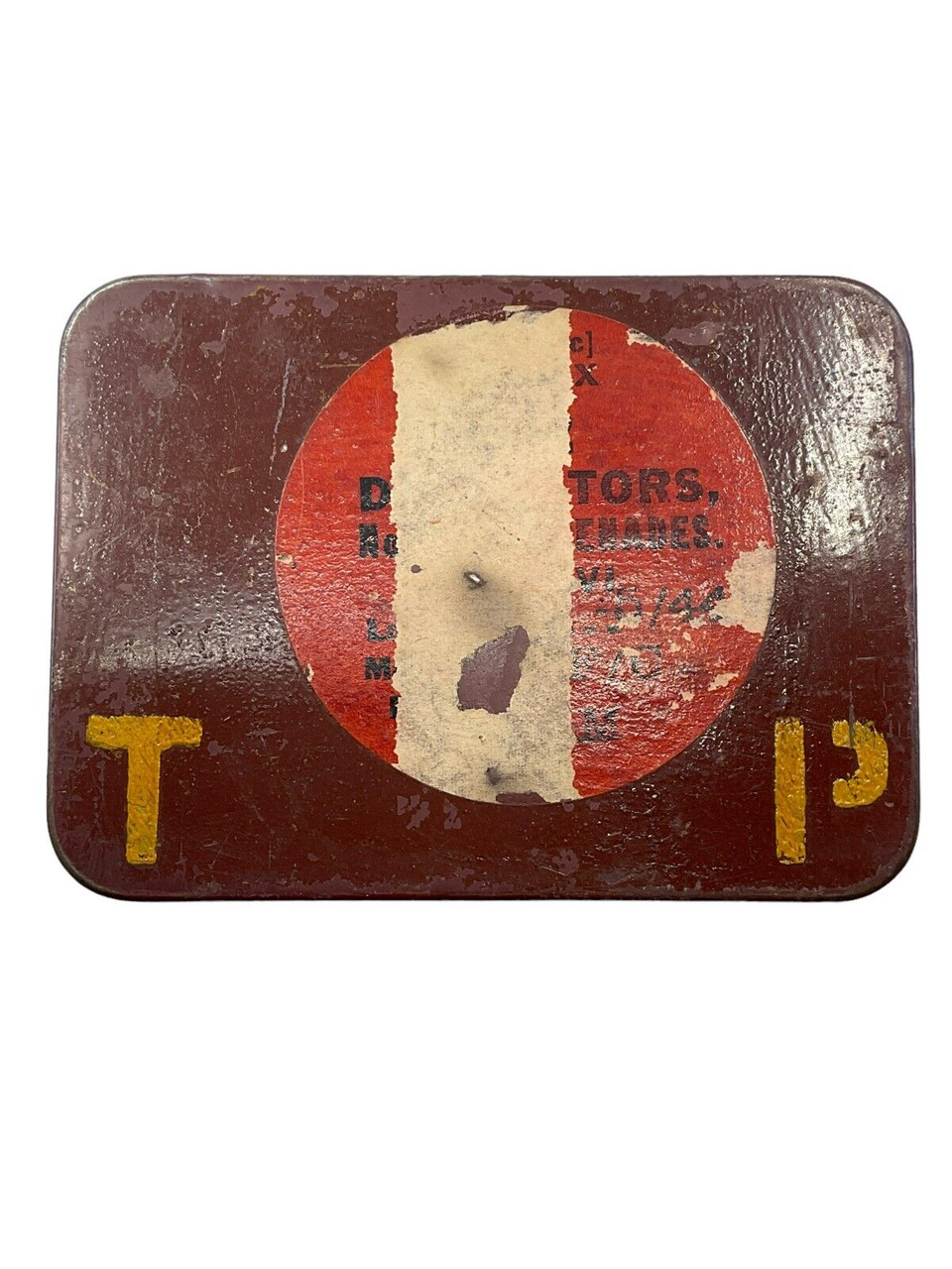 WW2 Canadian Army Special Purpose Tin without Contents WW2 Canadian Army Special Purpose Tin without Contents